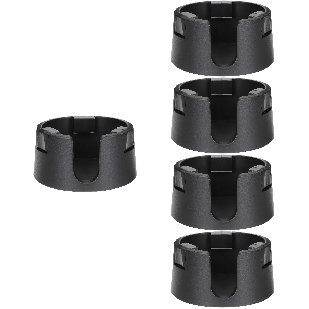 

5 Pack Fixed Cup Holder Desk Sofa Beach Table Beverage Plastic Couch for Office