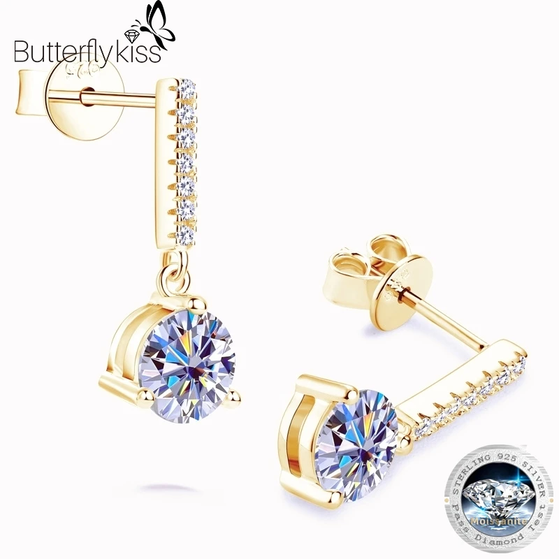 

Женские серьги из серебра 925 пробы, 1 карат