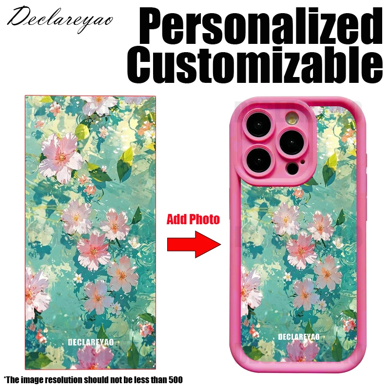 Personalisierte DIY individuelle Foto individuelle Hülle für Apple iPhone 16 Pro Max 15 14 Plus 13 12 Mini 16e Cover Bild Silikon weich – Detail 6