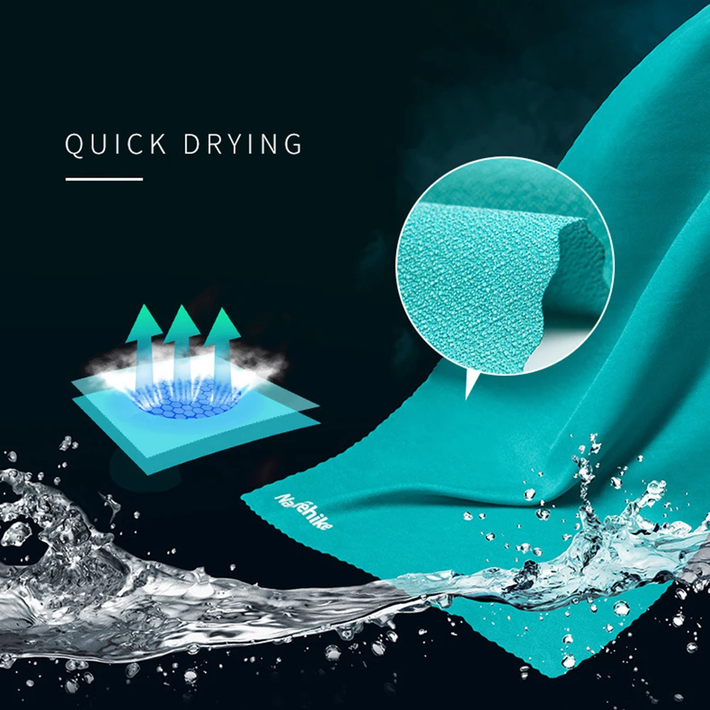 Naturehike Quick Dry Towel Portable Ultralight Breathable Towel Beach Camping Hiking Swimming Gym Strong Absorbent Towel 3
