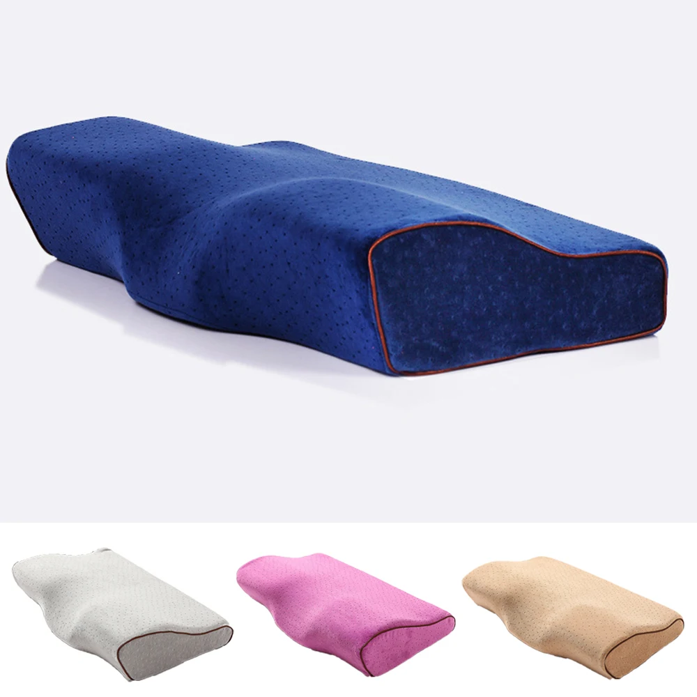 Butterfly Shaped Pillow Cover Velvet Memory Pillowcase Soft Child Adult Pillow Cover Solid Color Cushion Cover Pillow Case