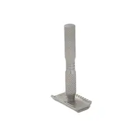 YAQI Ghost  90DC Cross Grain Pattern Titanium Light Weight Safety Razor 2