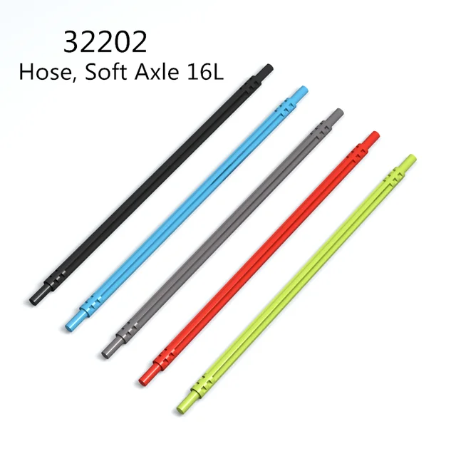 1 Pcs Buildings Blocks 32202 Technical Hose, Soft Axle 16L Bricks Collections Bulk Modular MOC DIY 1