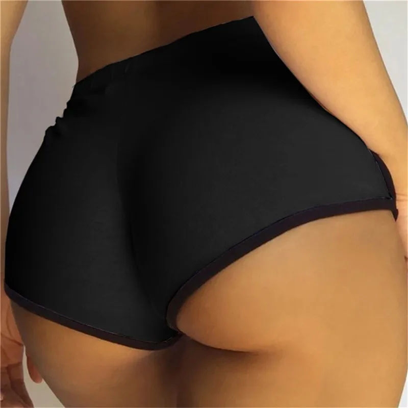 

Women Skinny Shorts Elastic Waist Casual Party Shorts Leisure Slim Fit Female Shorts Mini Gym Sportswear 2021 Summer New