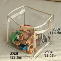 Children's Toys Storage Basket Transparent Storage Box Sub Block Plush Toys Large-capacity Household Multifunctional 3