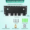 High-Pressure Water Gun Storage Box Fit 1/4 Quick Connector Power Washer&Snow Foam Cannon Organizer Pressure Washer Tip Holder 6