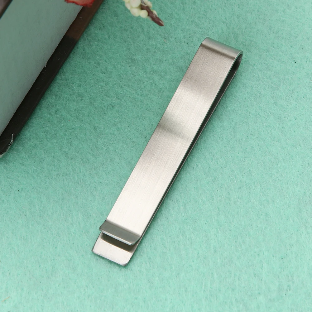 Stainless Steel Credit Card Holder Multifunctional Dollar Cash Clamp Convenience Strong and  Gifts for Men Women