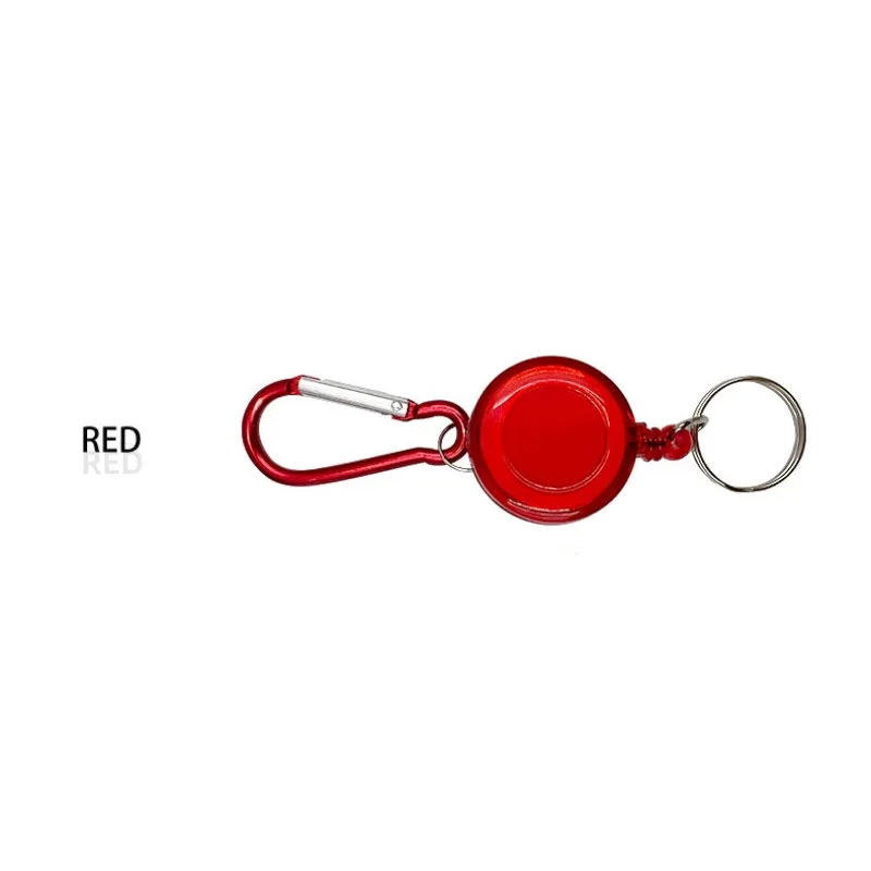 Porte-badge Lanière pour Hommes Femmes Porte-Clés Rétractable Portable avec Cordon en Nylon