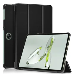Cute Paint Leather Smart Cover for OPPO Pad Neo 11.4 - Kid-Friendly Tablet Case (Black)