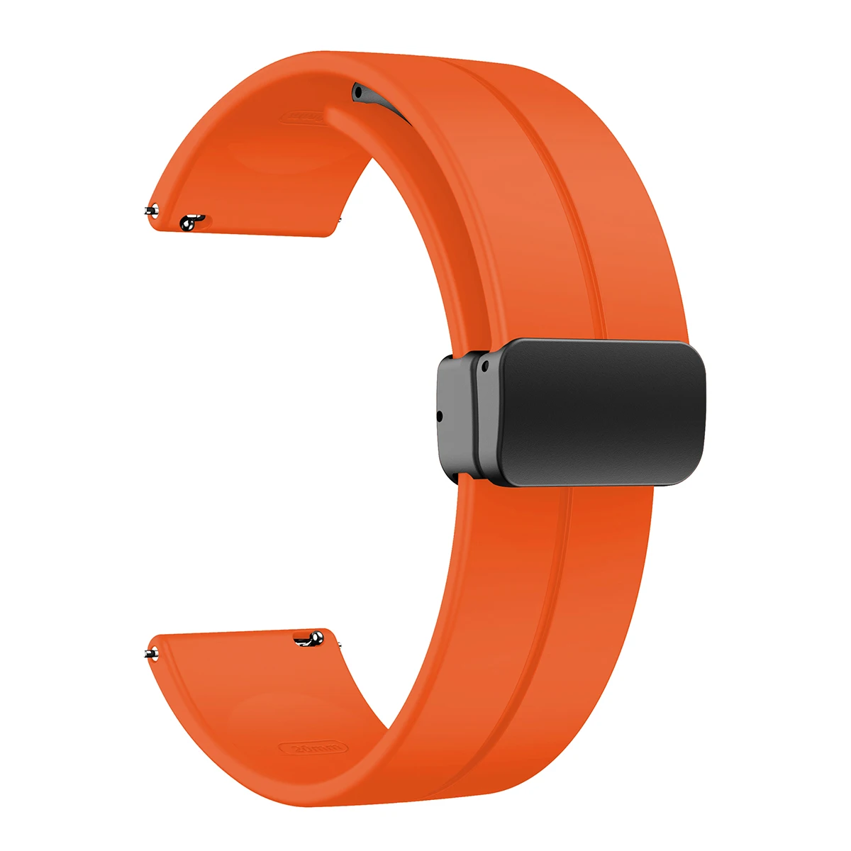 Silicone Magnetic Bracelet Watch Band (18/20/22mm)