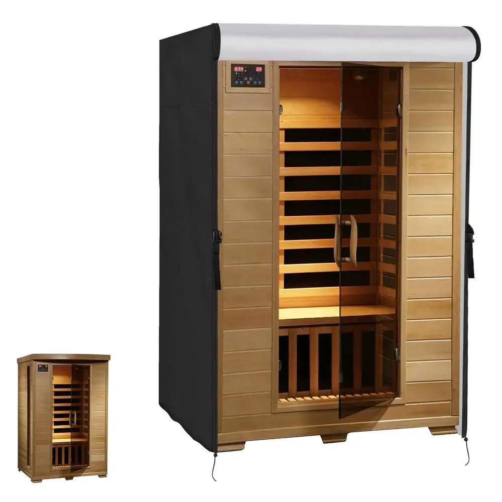 Sauna Room Cover Outdoor Wood Sauna Dynamic Sunlighten Protection 2