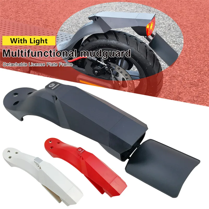 Electric Scooter Rear Fender M365 Mudguard With Taillight Kit For Xiaomi M365/Pro/Pro2 Electric Scooter Tail Fender Accessory