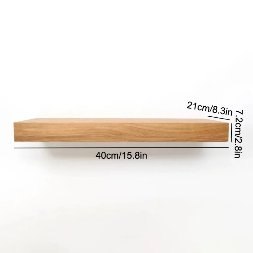 Wood Floating Wall-mounted Hidden Design Storage Shelf Compartment Concealed Floating Shelf Furniture Decoration Storage Box 6