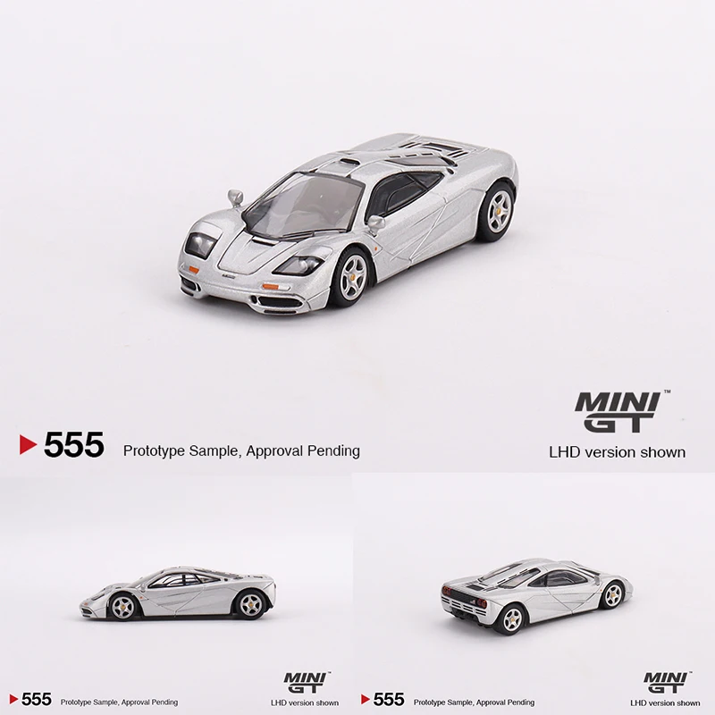 

MINIGT 555 In Stock 1:64 F1 Magnesium Silver Diecast Diorama Car Model Collection Miniature Carros Toys
