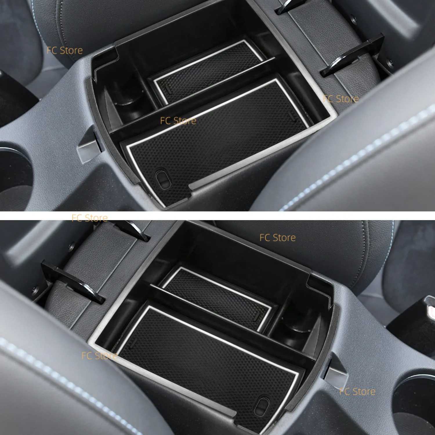 Kona Organizer per console centrale per accessori Hyundai Kona 2018-2023 Organizzatore per console centrale Organizzatore per console bracciolo - Image 6