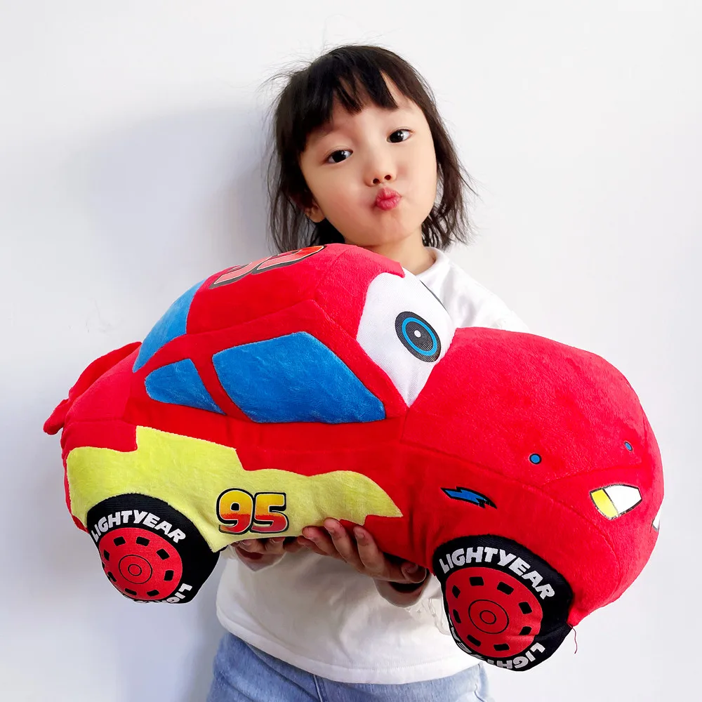 45cm Disney Pixar Cars Blitz Mcqueen Gefüllte Plüsch Spielzeug Kreative  Auto puppe Sofa Kissen Haus Dekoration Junge Weihnachten Geschenk -  AliExpress