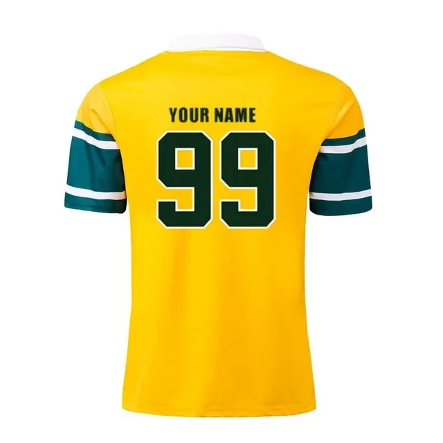 thumbnail image 1 of Camiseta retro de rugby de Australia 1999 - Talla para hombre: S-5XL (nombre y número impresos) Calidad superior, 1 of 4