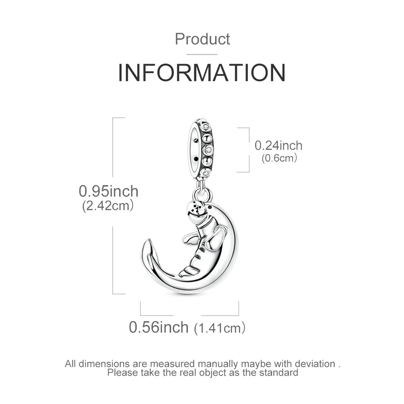 925 Sterling Silber Sommer Charms Perlen Krabbe Schildkröte Oktopus Muschel Anhänger Passend für Original Armband für Frauen DIY Schmuck Geschenk – Detail 6