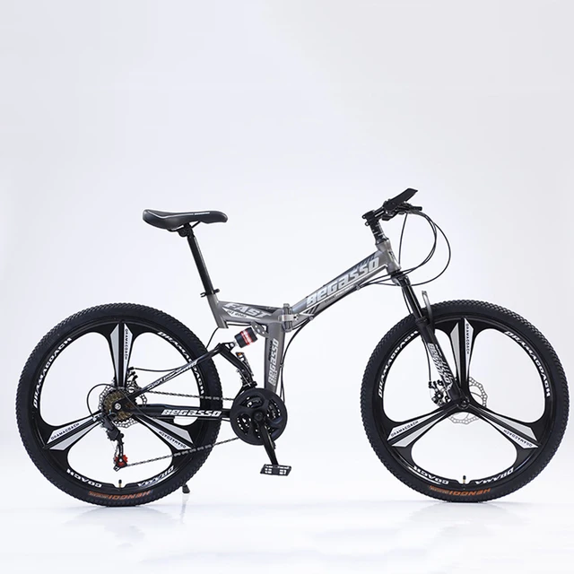 Xspec Bicicleta de montaña plegable de 26 pulgadas y 21 velocidades para  adultos