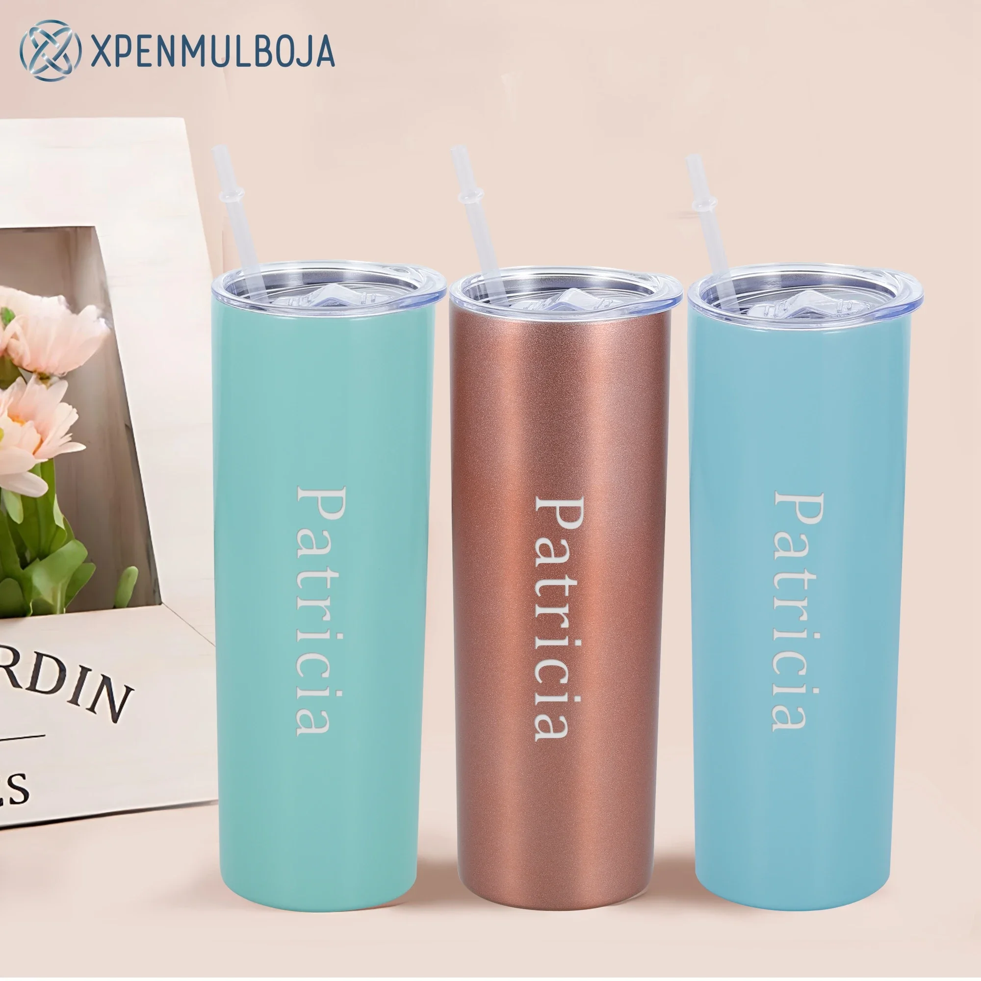 

20OZ Custom Name Thermal Beer Mugs Stainless Steel Vacuum Insulated Tumbler Thermos With Lid Coffee Cup Water Bottle for Car