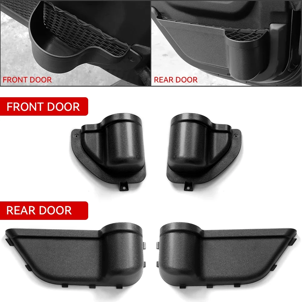 Per Jeep Wrangler Jl Unlimited Sports Sahara Rubicon 2018-2023 Car Front Rear Side Door Storage Box Organizer Vassoio Pocket