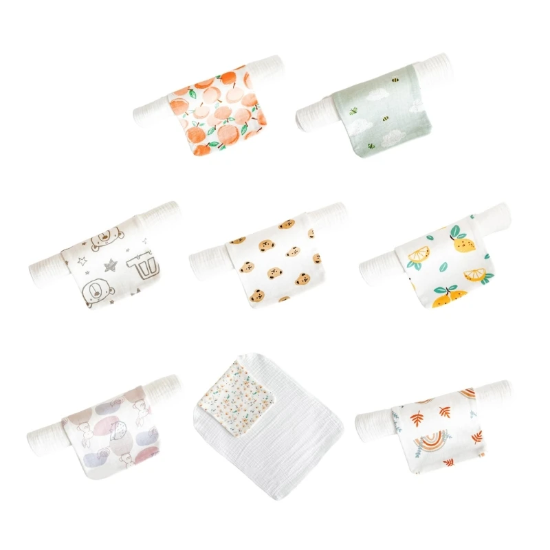 

Soft Baby Sweat Absorbent Towel High Absorb Drool Sweat Cloths for Infant 0-3Y Children Activity Hooded Cloth Back Towel