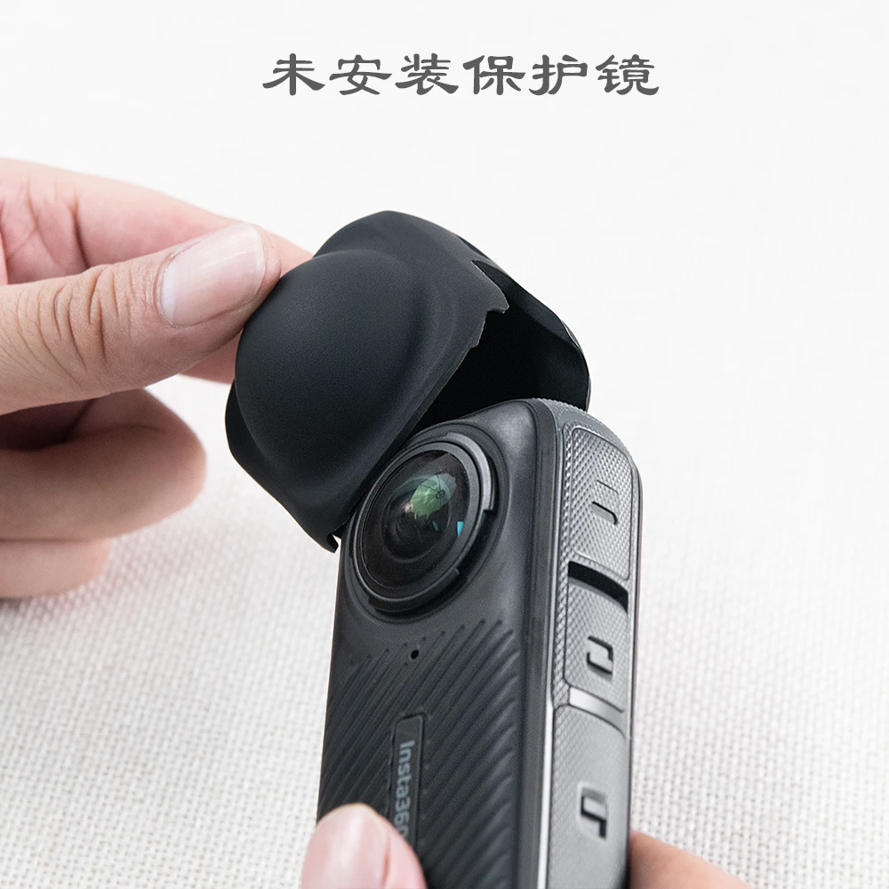 Description Picture 6 of itemSilicone Lens Protective Cover For Insta360 X4 Panoramic Lens Cap Anti-fall Dustproof Case Sports Camera Accessories