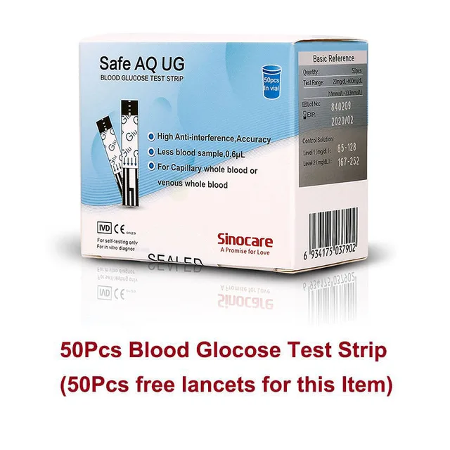 50PCS Blood Strips