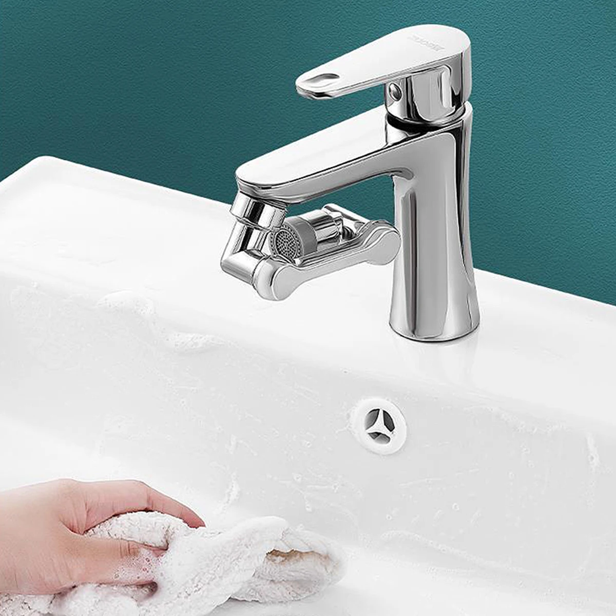 1080° Universal Rotation Faucet Sprayer Head 22/24mm Adaptor Washbasin Faucet Extender Aerator Bubbler Nozzle Kitchen Tap 5