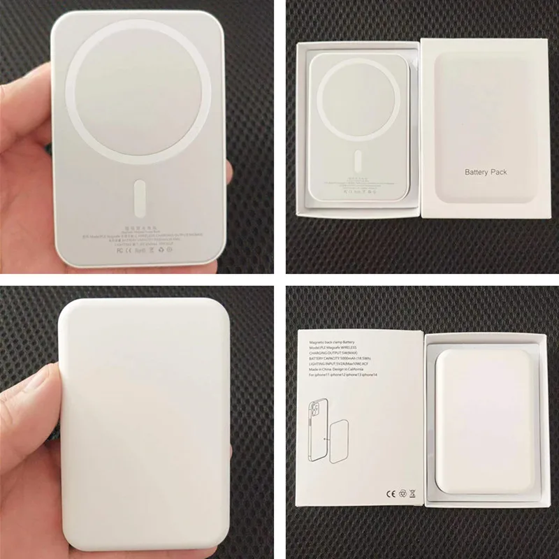 10000mAh의 새로운 오리지널 1: 1 Macsafe 보조배터리는 iPhone 15 15Pro Max 15Plus C형 외장 배터리에 적합한 자성 무선 보조배터리이다