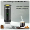 USB Portable Electric Espresso Machine 3-In-1 Capsule Coffee Maker Small Wireless Heating For Home Camping Travel Coffee Machine 1