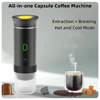 USB Portable Electric Espresso Machine 3-In-1 Capsule Coffee Maker Small Wireless Heating For Home Camping Travel Coffee Machine 1