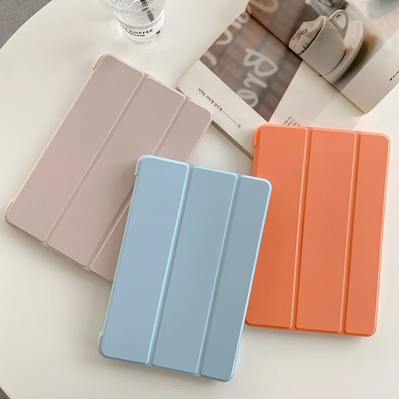 Premium Leather Smart Sleep/Wake Stand Case for Tablets - Slim Protective Cover