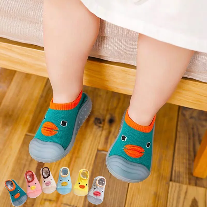 Infants Toddler Sock Shoes Indoor Cute Baby Floor Shoes Baby Girl Boy Casual Sneaker Soft Sole Non-slip First Walkers Tenis