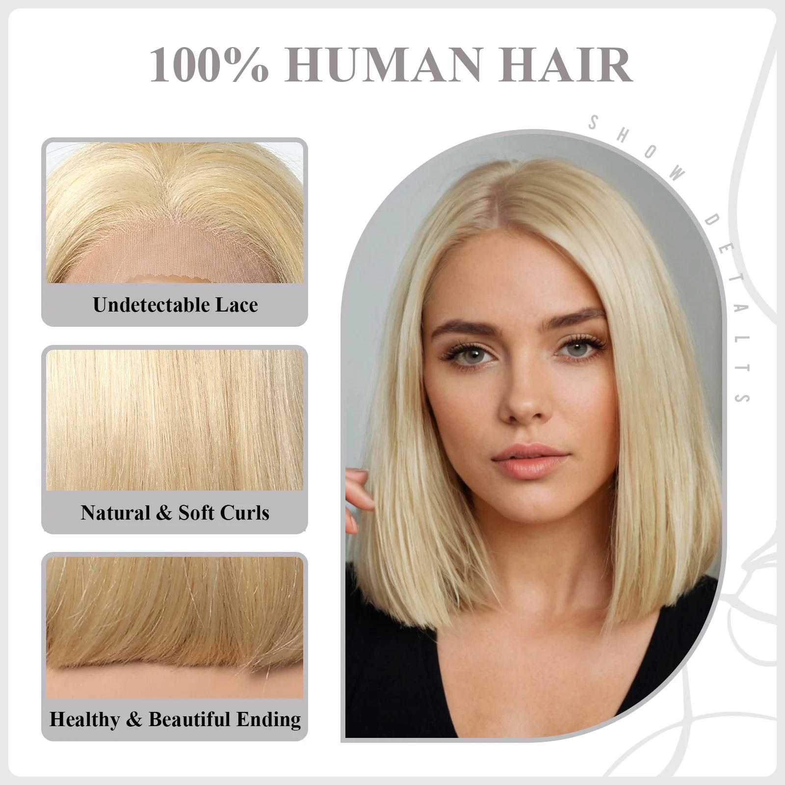 Honey Blonde Human Hair Wigs 13X4 Transparent Lace Frontal Short Straight Bob Remy Human Hair Wig for Women Brazilian Daily Use