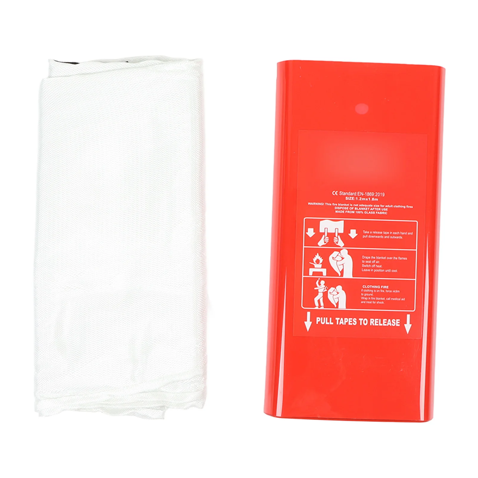 ZK30 Fire Blanket Glass Fiber Flame Retardant Emergency Blanket for Hotels Offices Cars Families manta ignifuga