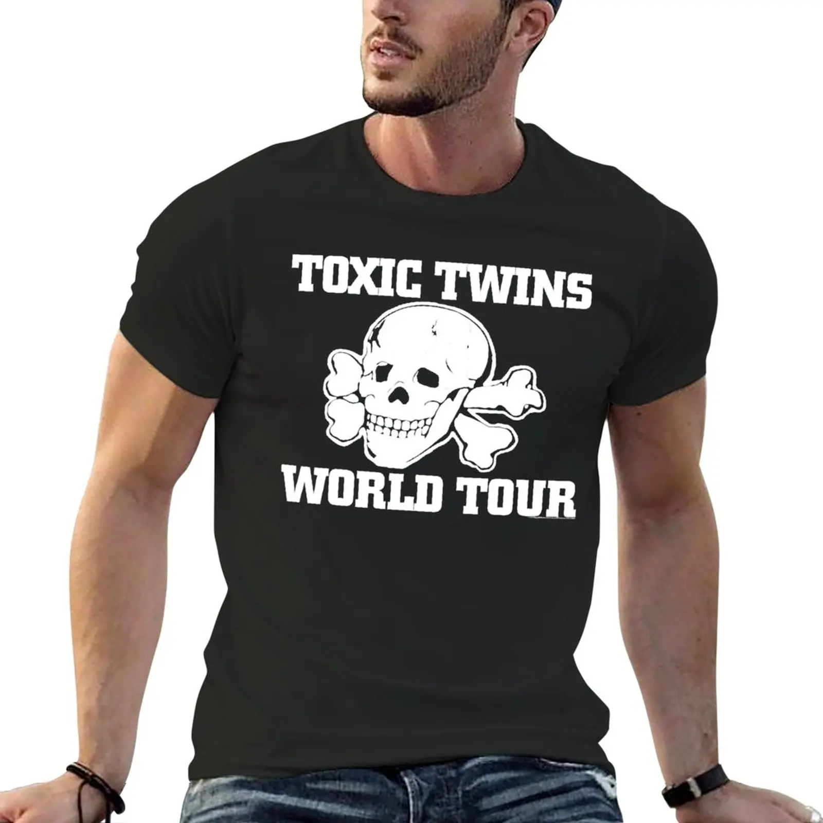 

New Tournée mondiale de Toxic Twins T-shirt essentiel T-Shirt boys t shirts graphic t shirts blank t shirts designer t shirt men