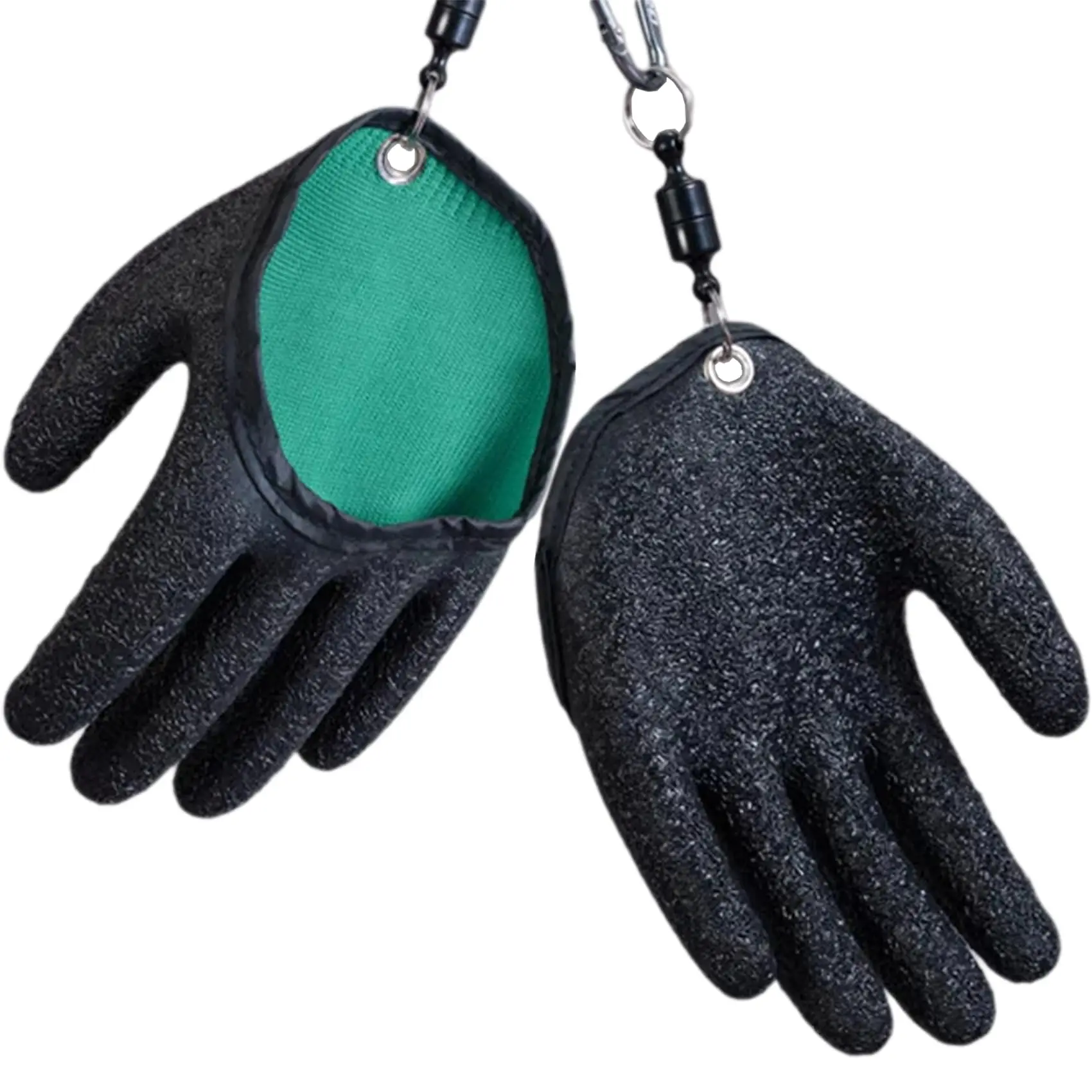 Gants de pêche professionnels anti-dérapants avec aimant - Protection mains pêcheur chasse