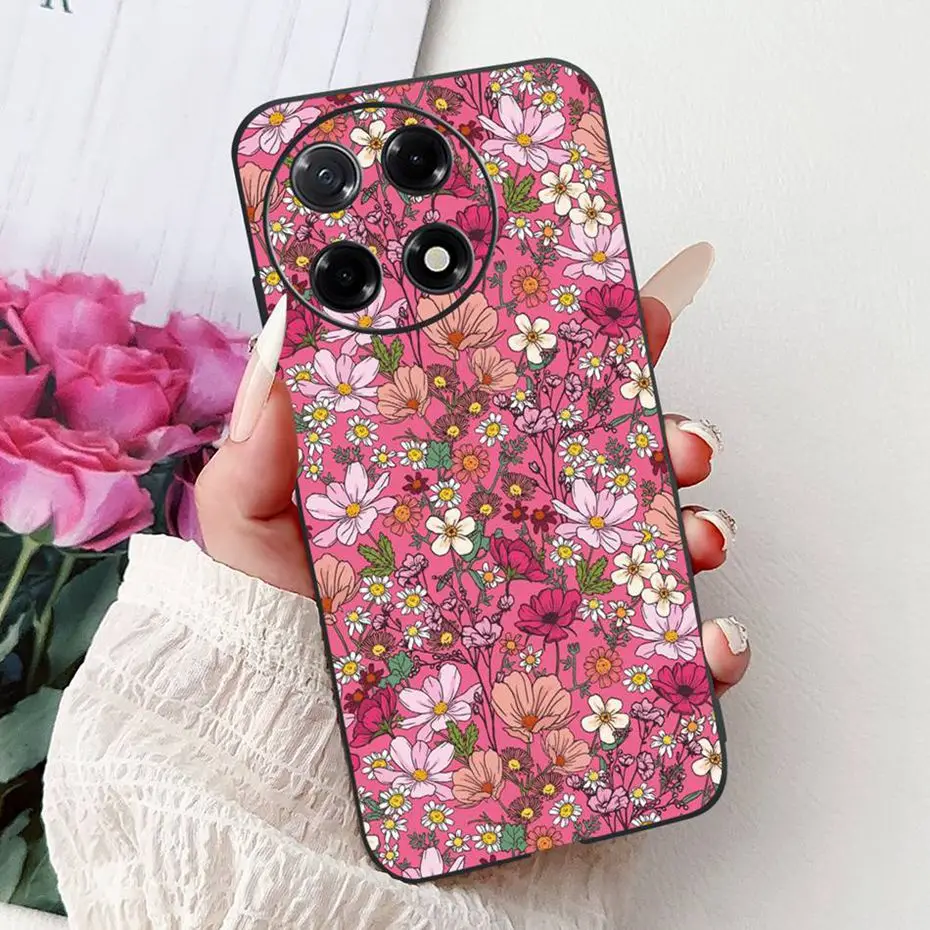 Sleek Black Silicon Soft TPU Phone Case - Modern Design Back Cover