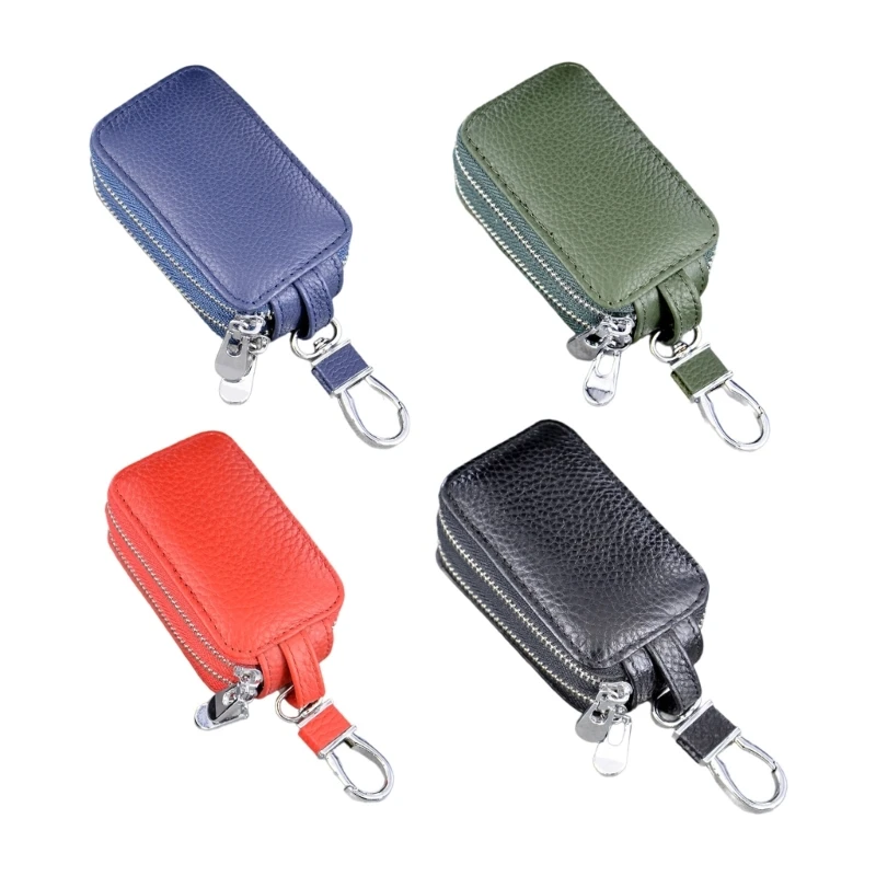 

Stylish Zipper Key Bag Large Capacity Unisex Keys for Home Office and Travel