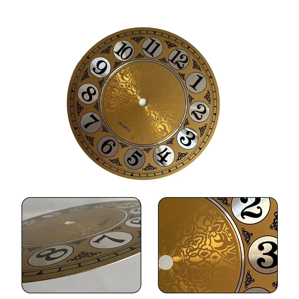 

Clock Dial Face 7 In Diameters 180mm Vintage Aluminium Metal Wall Clock Dial Face Arabic Numeral Replacement Accessories