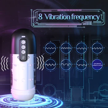 Automatic Sucking Male Mastubator Masturbation Cup Sex Toys Adult Goods for Men Blowjob Vibration Masturbation Equipment Machine