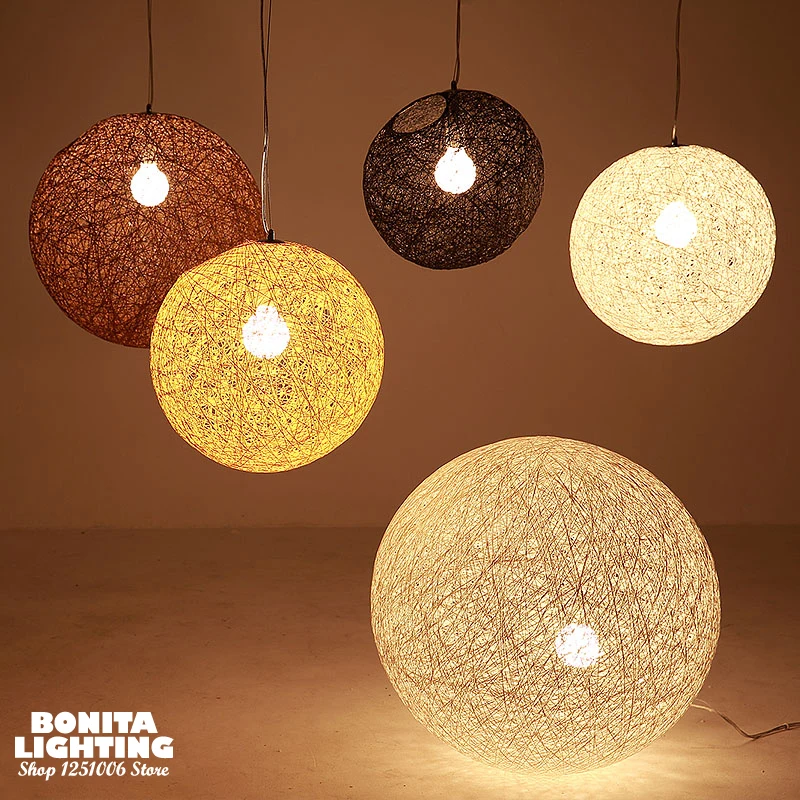 Wicker Handmade Rattan Modern Hanging 