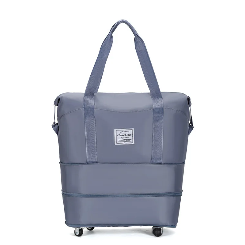 Foldable Travel Luggage Bag With Wheels For Moving And Storage_voghion.com