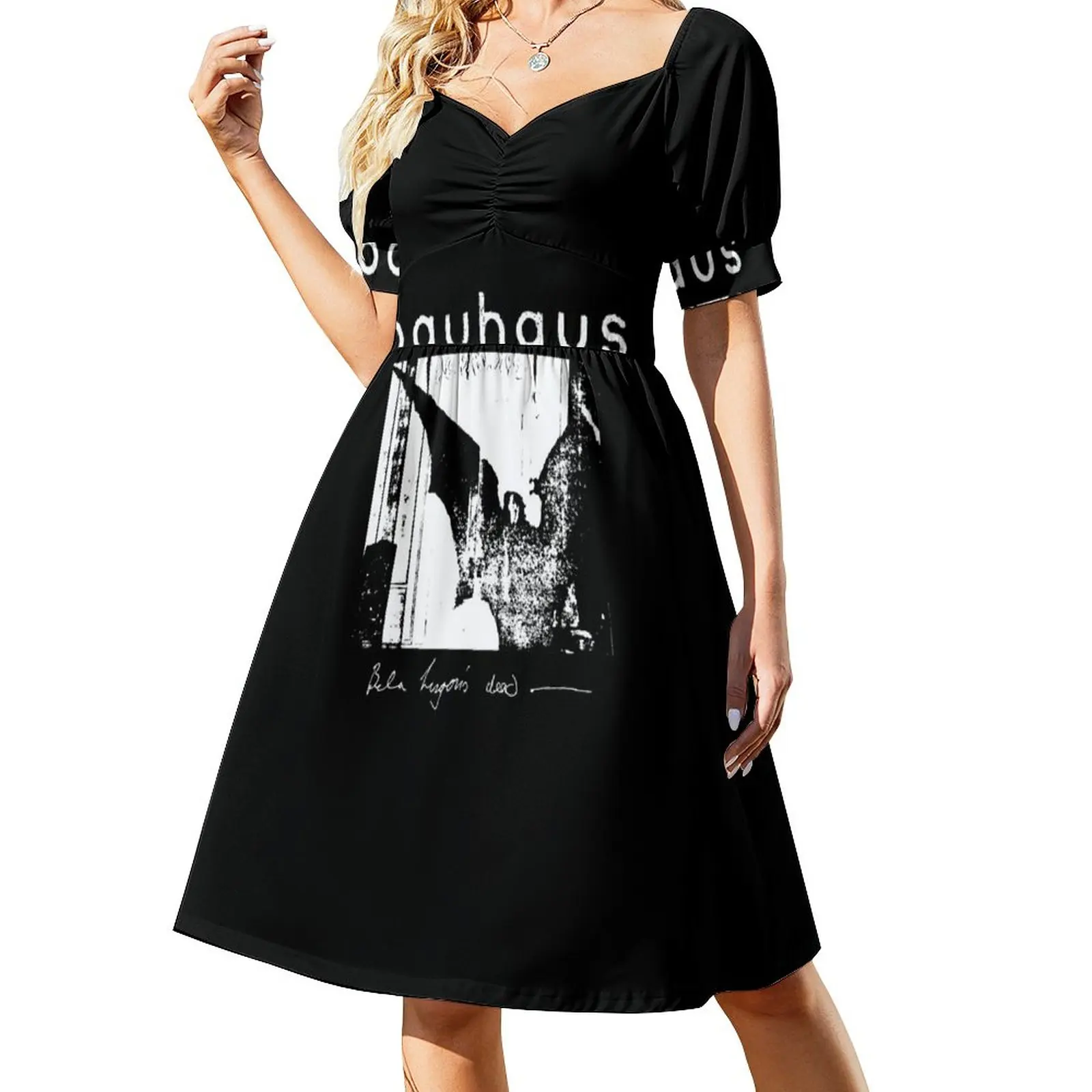 

Bauhaus - Bat Wings - Bela Lugosi's Dead Sleeveless Dress dress dresses birthday dresses for women