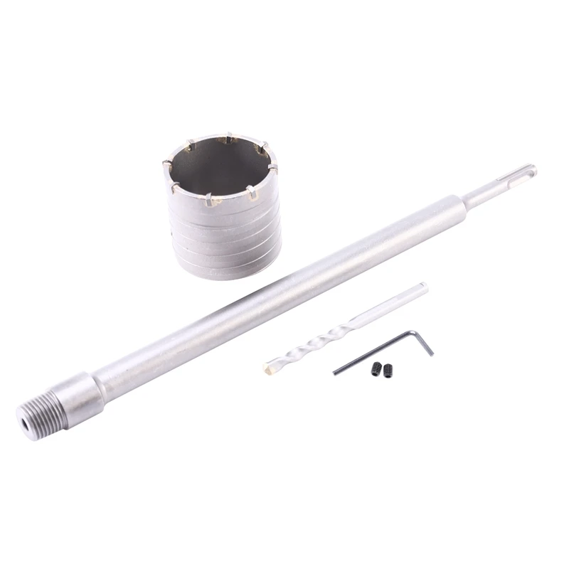 65mm SDS Plus Drill Bits Hole Saw Cutter Drill Bit Kit Extension