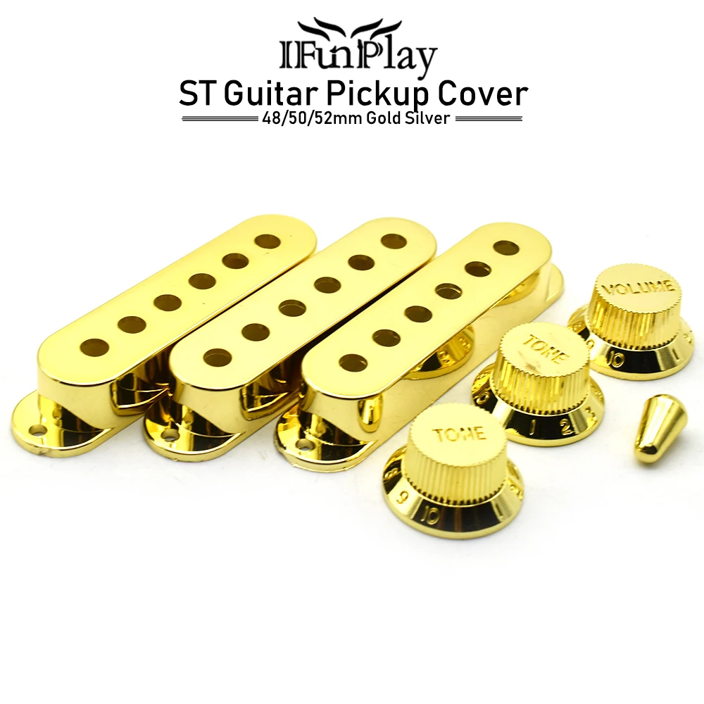 1set Single Coil ST Electric Guitar Pickup Cover with Volume Tone