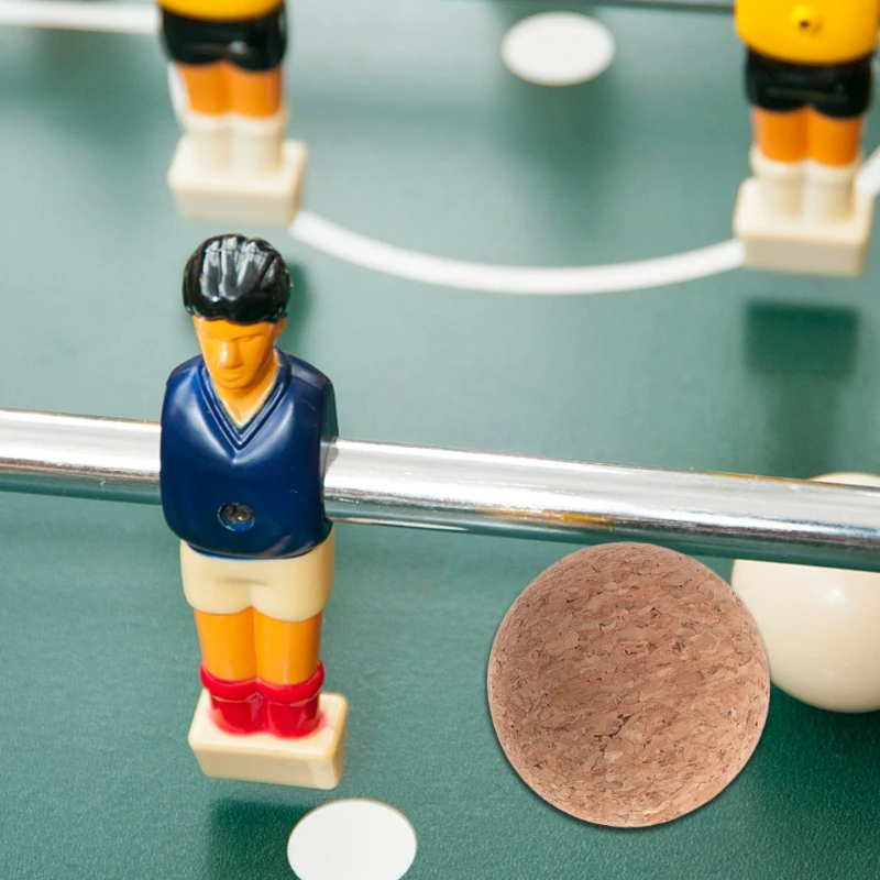 Table Football Game 1/6Pcs 36mm Cork Solid Foosball Table Soccer Ball Machine Replacement Accessories