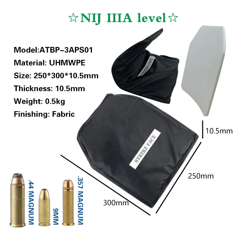 NIJ IV 히든 알루미늄 산화물 방탄 플레이트, 실리콘 카바이드 Anti-Ak47, NIJ III 레벨 방탄 강판 조끼, Pe 내부 장식