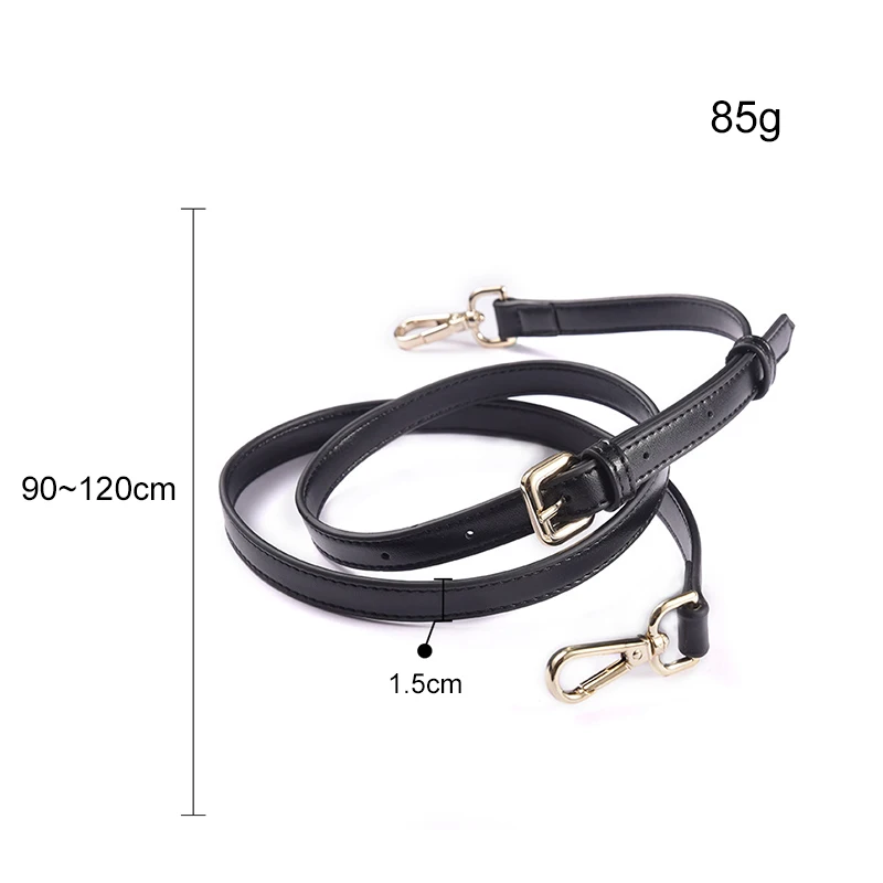 90-120cm Long Pu Leather Shoulder Bag Strap O Bag Handles Diy Replacement Purse Handle For Handbag Belts Strap Bag Accessories